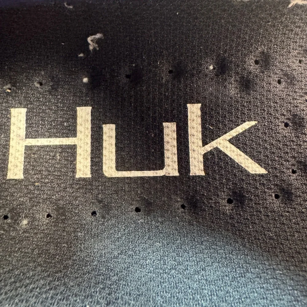 Huk Men Sneakers Lightweight Fishing Water Shoes‎ Camo Black White US 11